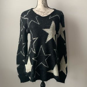 Elan Fuzzy “Star” Sweater